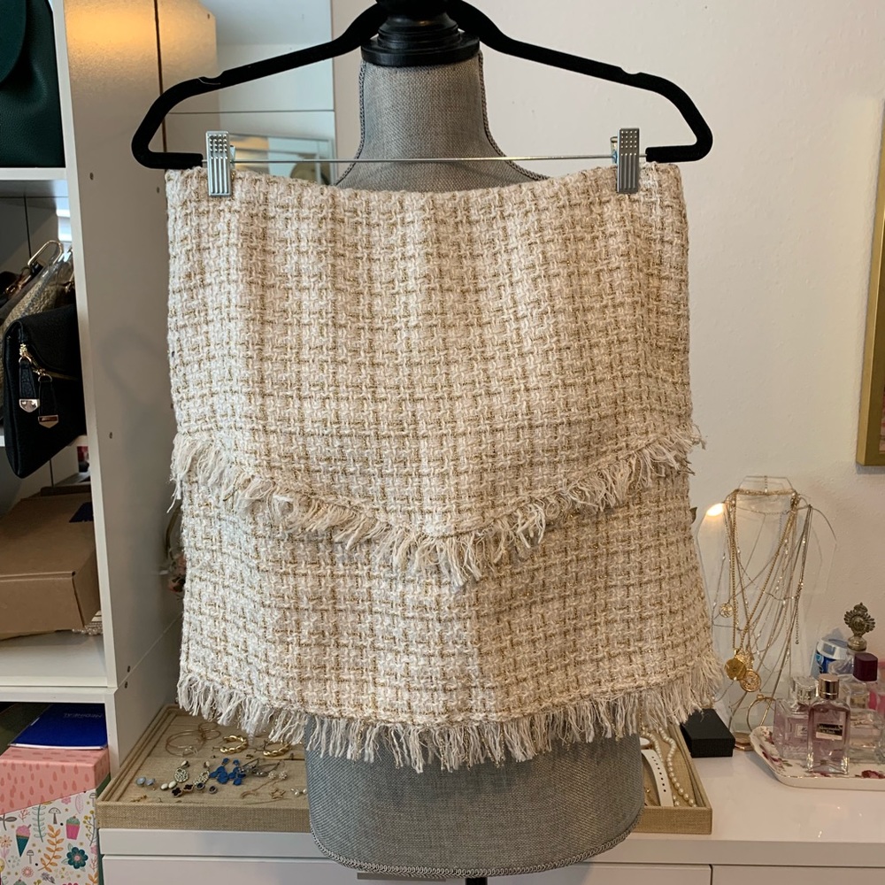 Vici tweed skirt